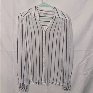 Light dressy blouse white black